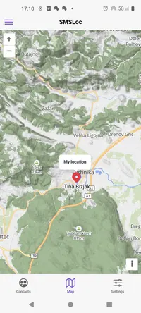 Stenar topo map style