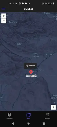 Stenar dark map style